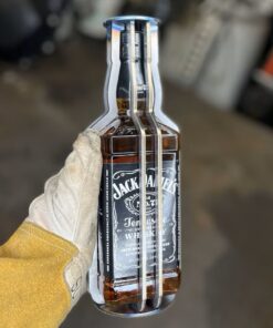 bottle cage for jack daniels whiskey bottle bought from grabfab.com