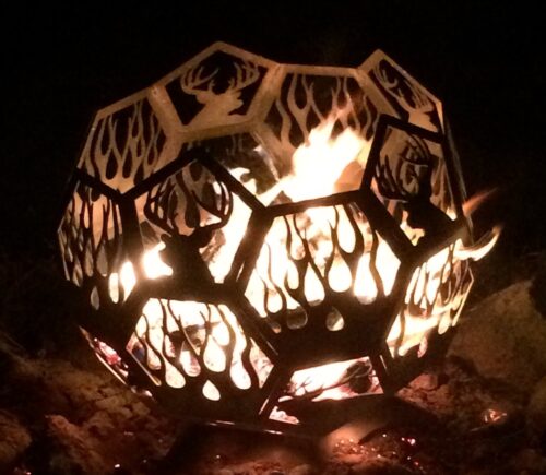 Fire Pit DXF Files Geodesic Dome Bundle