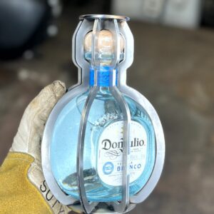 Bottle Cage DXF File for Don Julio 1942 750ml Tequila Bottle