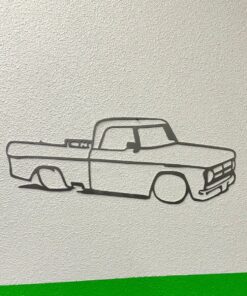 1961-1971 Dodge Sweptline D-100 Low Rider Silhouette DXF File