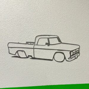 1961-1971 Dodge Sweptline D-100 Low Rider Silhouette DXF File