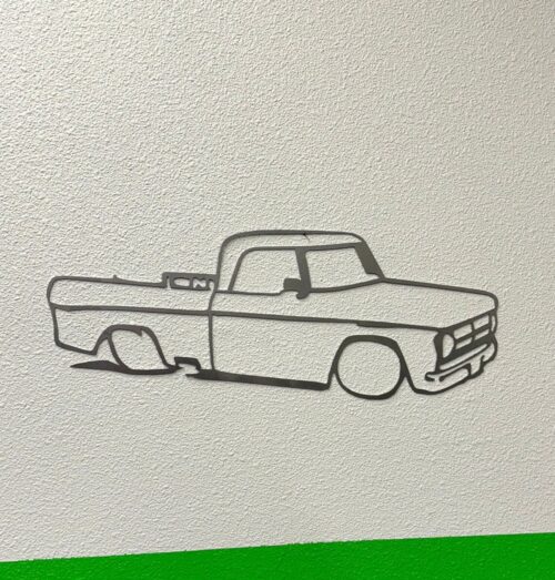 1961-1971 Dodge Sweptline D-100 Low Rider Silhouette DXF File