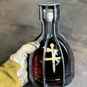 Bottle Cage DXF FIle for Dusse 750ml Cognac Bottle